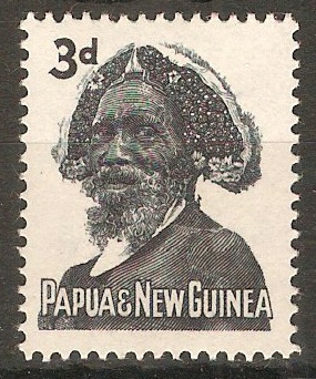 Papua New Guinea 1961 3d Blue. SG29.